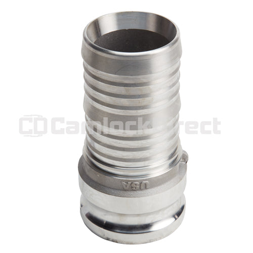 Aluminum 3" Male Camlock to Hose Shank (USA)