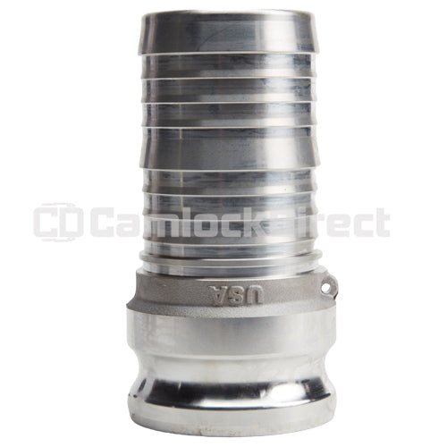 Aluminum 3" Male Camlock to Hose Shank (USA)