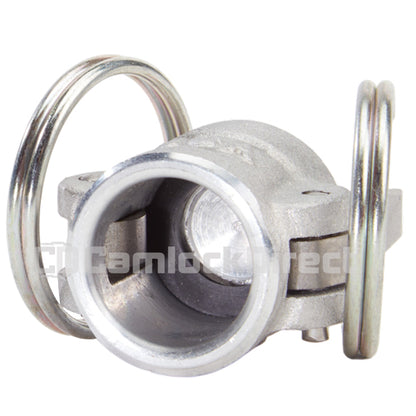 Aluminum 1/2" Female Camlock Dust Cap (USA)