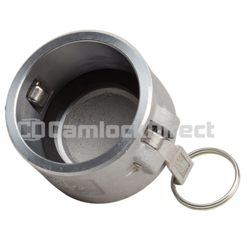 Aluminum 2 1/2" Female Camlock Dust Cap (USA)