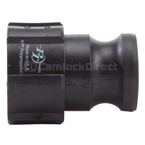 Plastic 1" Male Camlock x 1" Female NPT (USA)