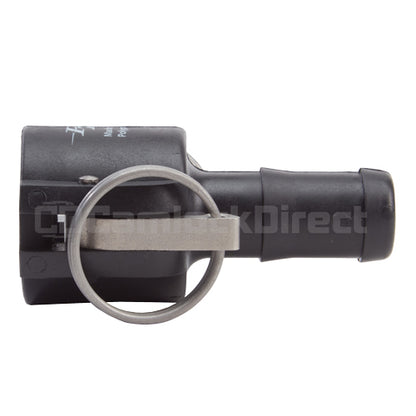 Plastic 1" Female Camlock to Hose Shank (USA)