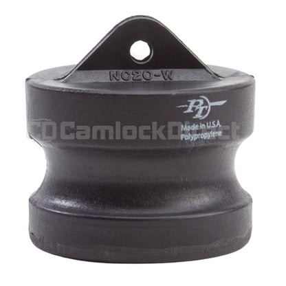 Plastic 2" Male Camlock Dust Plug (USA)