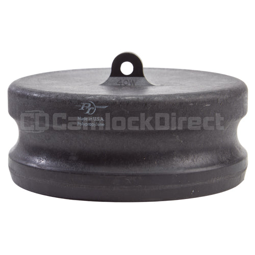 Plastic 4" Male Camlock Dust Plug (USA)