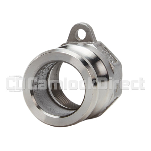 Stainless Steel 3/4" Male Camlock x 3/4" Female NPT (USA)