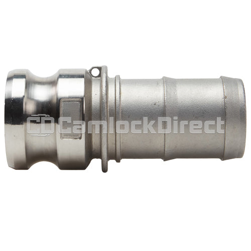 Stainless Steel 2 1/2" Camlock Male to Hose Shank (USA)