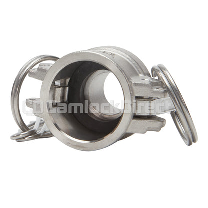 Stainless Steel 3/4" Female Camlock x 3/4" Male NPT (USA)