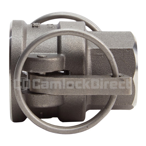 Stainless Steel 3/4" Female Camlock x 3/4" Female NPT (USA)