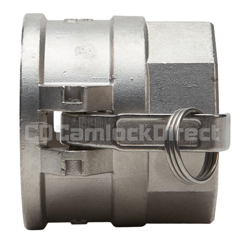 Stainless Steel 3" Female Camlock x 3" Female NPT (USA)