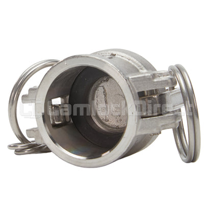 Stainless Steel 3/4" Camlock Female Dust Cap (USA)