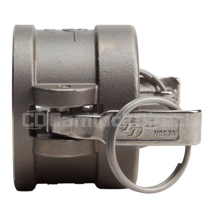 Stainless Steel 2" Camlock Female Dust Cap (USA)