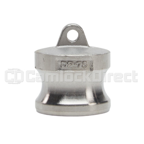 Stainless Steel 3/4" Camlock Male Dust Plug (USA)