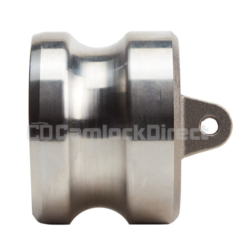 Stainless Steel 1 1/4" Camlock Male Dust Plug (USA)