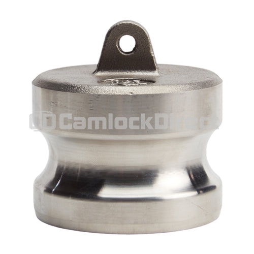 Stainless Steel 1 1/4" Camlock Male Dust Plug (USA)