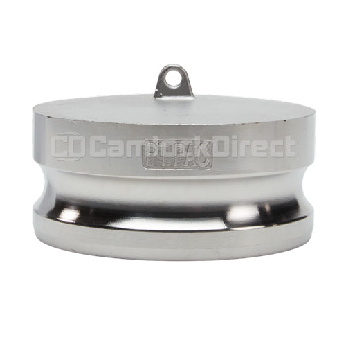 Stainless Steel 4" Camlock Male Dust Plug (USA)