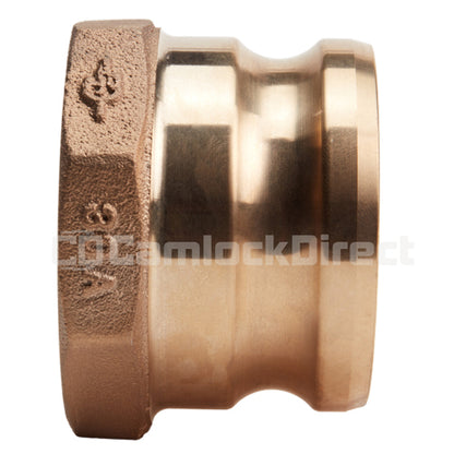 Brass 3" Male Camlock x 3" Female NPT (USA)