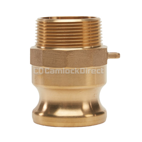 Brass 1 1/2" Male Camlock x 1 1/2" Male NPT (USA)