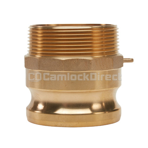 Brass 4" Male Camlock x 4" Male NPT (USA)