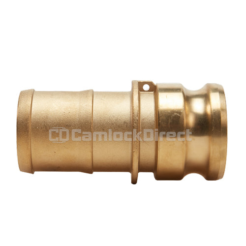 Brass 2 1/2" Male Camlock to Hose Shank (USA)