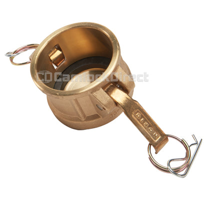 Brass 2" Female Camlock Dust Cap (USA)