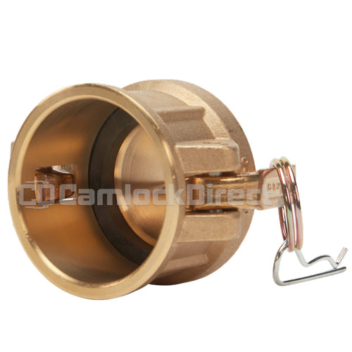 Brass 2" Female Camlock Dust Cap (USA)