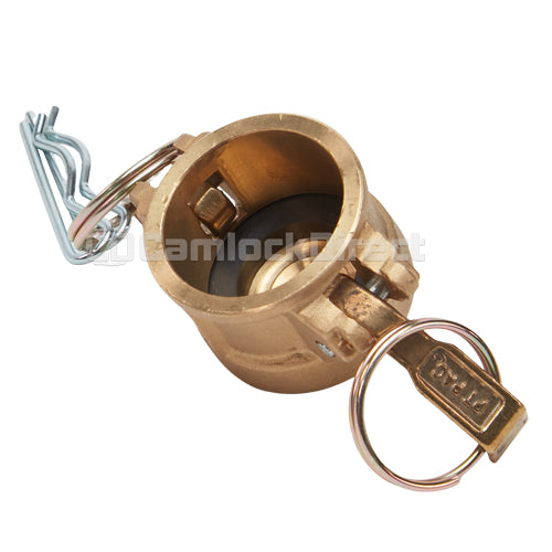 Brass 3/4" Female Camlock Dust Cap (USA)