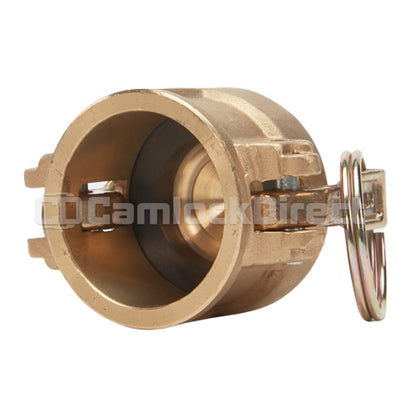 Brass 3/4" Female Camlock Dust Cap (USA)