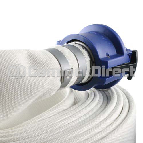 Blue 2" Polypropylene Female Safety Bump Cap