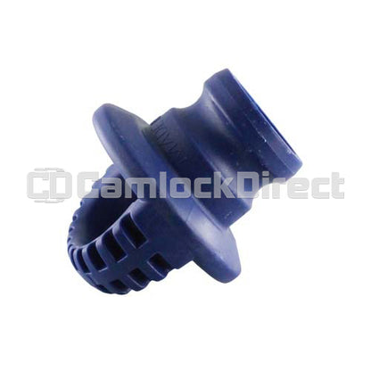 Blue 3" Polypropylene Male Safety Bump Plug