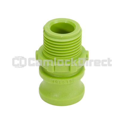 Plastic 3/4" Male Camlock x 3/4" Male GHT (USA)