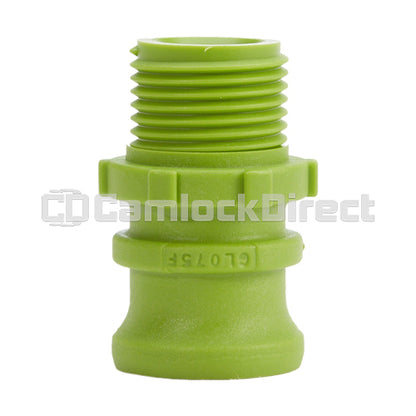 Plastic 3/4" Male Camlock x 3/4" Male GHT (USA)