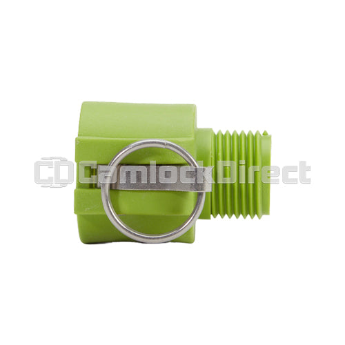 Plastic 3/4" Female Camlock x 3/4" Male GHT (USA)