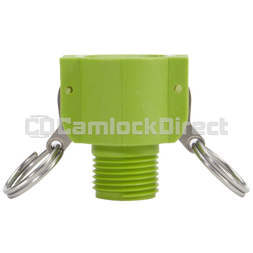 Plastic 3/4" Female Camlock x 3/4" Male GHT (USA)