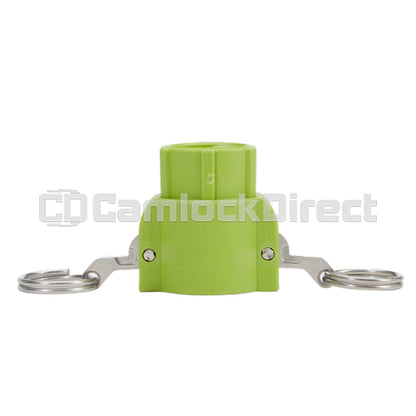 Plastic 3/4" Female Camlock x 3/4" Female GHT (USA)