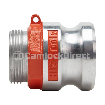 Aluminum 2" Male Camlock x 1 1/2" Male NH Fire Hose