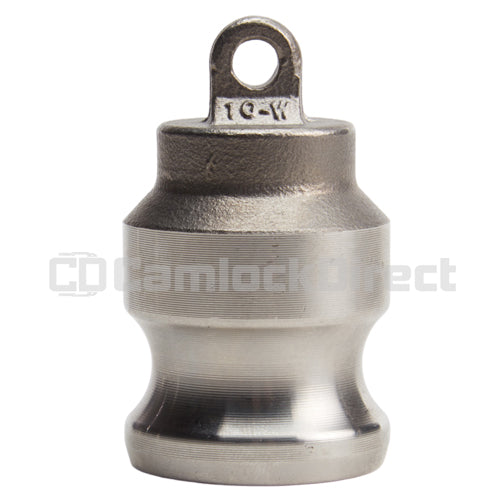 Stainless Steel 1/2" Cam & Groove Male Dust Plug