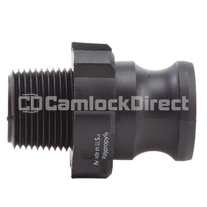 Plastic 3/4" Male Camlock x 3/4" Male BSP (USA)