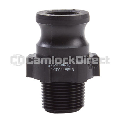 Plastic 3/4" Male Camlock x 3/4" Male BSP (USA)