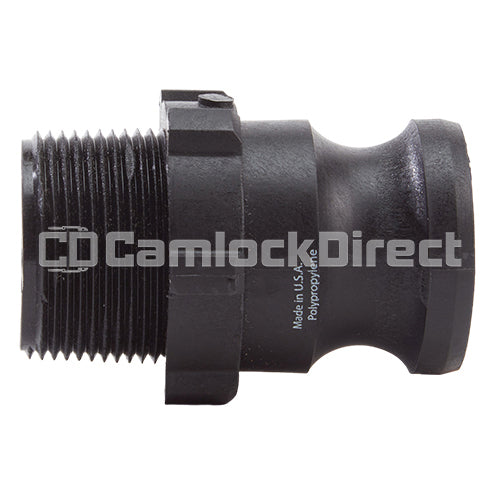 Plastic 1 1/4" Male Camlock x 1 1/4" Male BSP (USA)