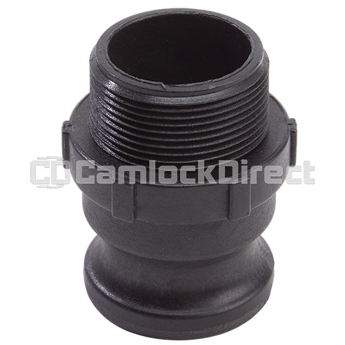 Plastic 1 1/2" Male Camlock x 1 1/2" Male BSP (USA)