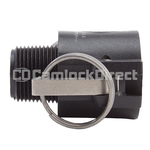 Plastic 1" Female Camlock x 1" Male BSP (USA)