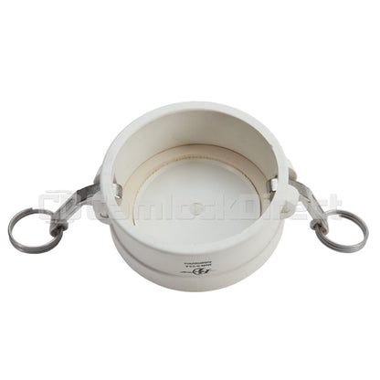 Food Grade Poly 4" Camlock Dust Cap (USA)